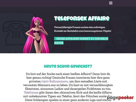 Telefonsex Affaire mit der notgeilen Nachbarin