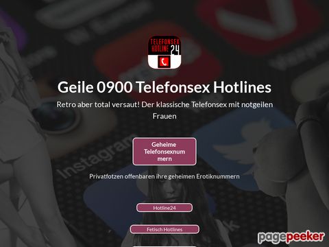 Details : Hotline24 - geiler Telefonsex rund um die Uhr
