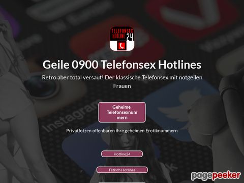 Hotline24 - geiler Telefonsex rund um die Uhr