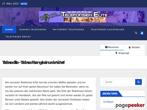 Details : Die Elite der Telefonsex Fotzen