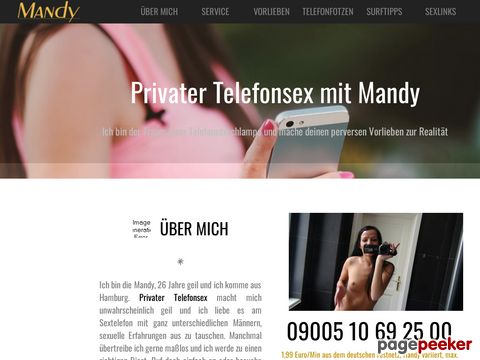 Details : Privater Telefonsex mit dem Luder Mandy
