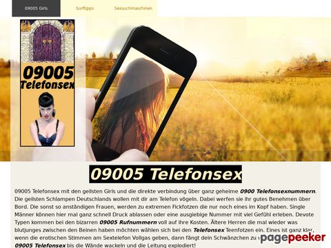 Details : 09005 Telefonsex 